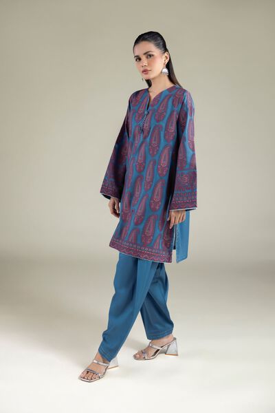 Dyed | Jacquard | Paisley Tailored Set | USD 45.00