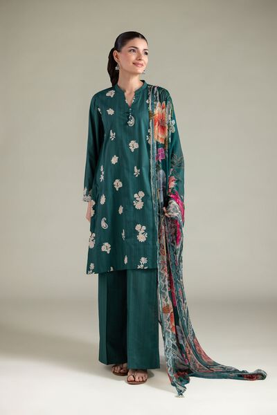 Embroidered | Cotton Dobby | Floral Tassel Kurta | USD 12.00