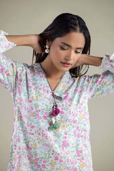 Embroidered | Textured Cotton | Kurta | USD 35.00