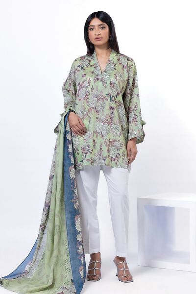 Printed | Lawn | Fabrics 2 Piece | Top and Dupatta | USD 25.00