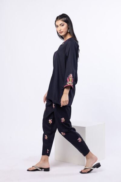 Embroidered | Cotton Dobby | Pants | USD 20.00