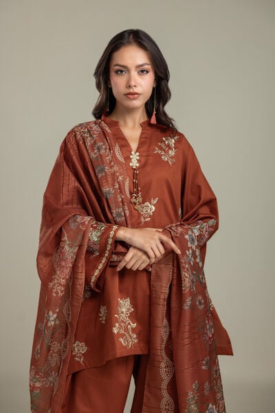 Embroidered | Textured Cotton | Kurta | USD 55.00