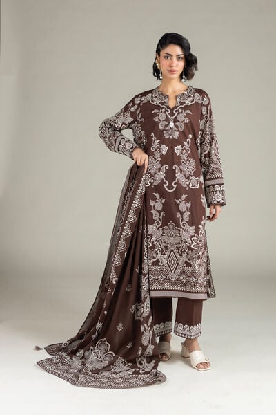 Embroidered | Lawn | Fabrics 3 Piece | USD 45.00