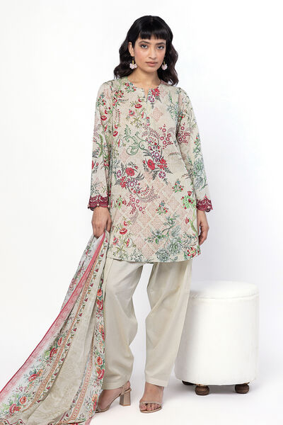 Embroidered | Lawn | Fabrics 3 Piece | USD 45.00