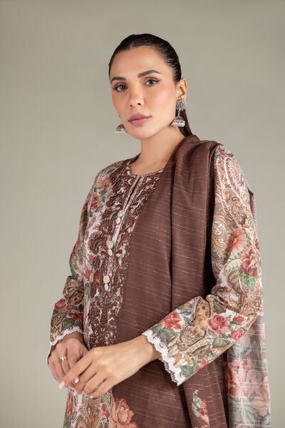 Embroidered | Mesuri | Fabrics 3 Piece | USD 45.00