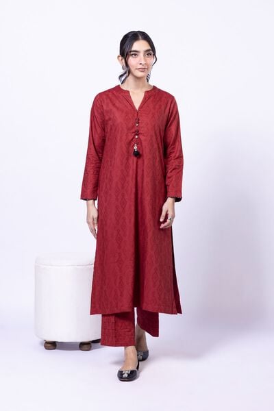 Dyed | Jacquard | Kurta | USD 30.00