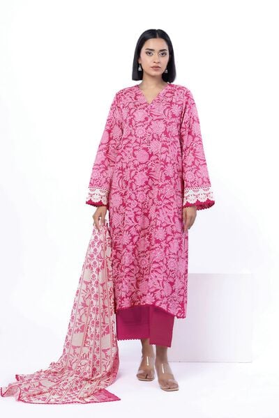 Printed | Cotton | Tailored 3 Piece | USD 45.00
