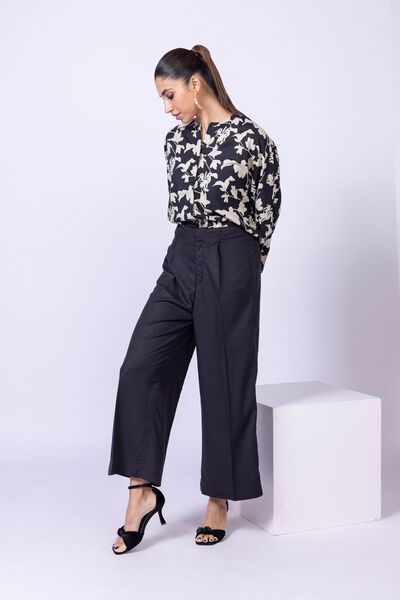 Dyed | Dull Raw Silk | Trousers | USD 5.40