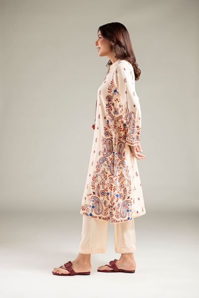 Printed | Viscose | Solid Straight Pants | USD 9.00
