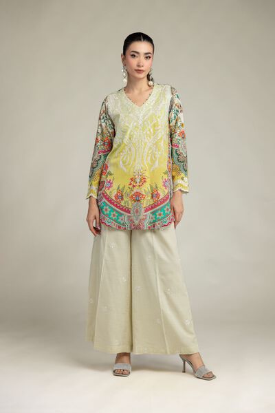 Embroidered | Raw Silk | Raw Silk Pants | USD 9.00