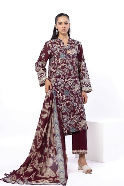 Embroidered | Cotton | Tailored 3 Piece | USD 50.00