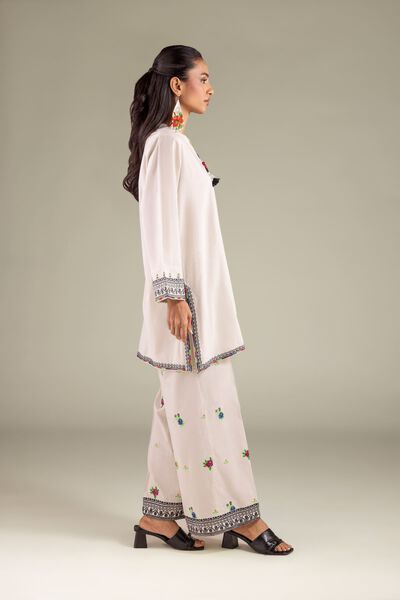 Embroidered | Cambric | Pants | USD 30.00