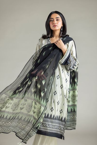 Embroidered | Lawn | Fabrics 3 Piece | USD 45.00