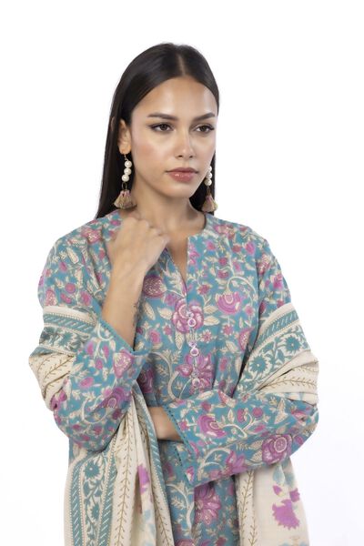 Printed |Khaddar | Fabrics 3 Piece | USD 30.00