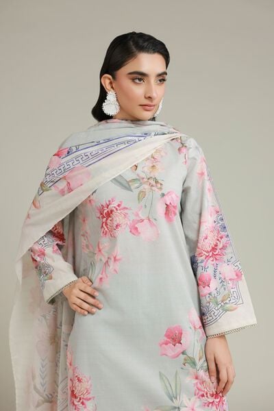 Printed | Messuri | 3-Piece Tailored Set | USD 60.00