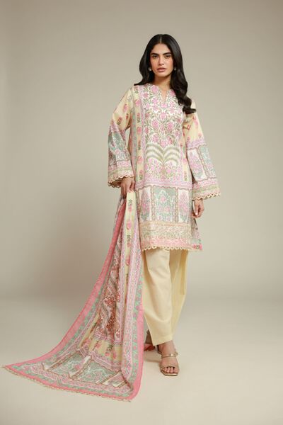 Embroidered | Textured Lawn | Fabrics 3 Piece | USD 45.00