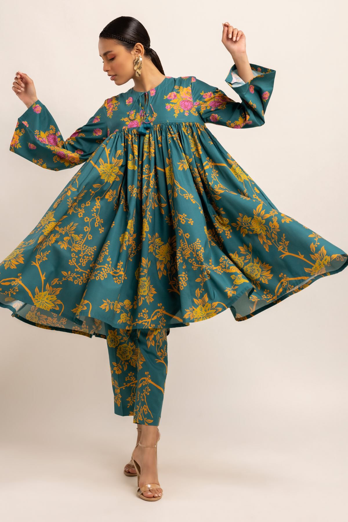 Khaadi frock sales design