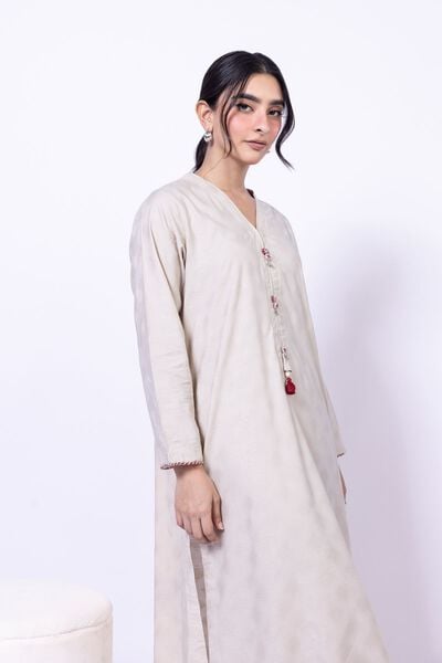 Dyed | Jacquard | Kurta | USD 30.00