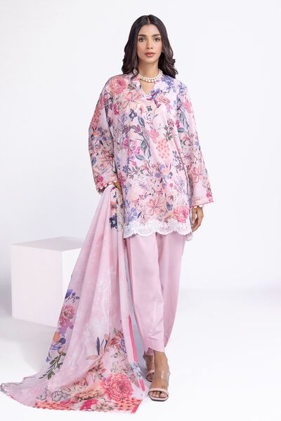 Embroidered | Lawn | Fabrics 3 Piece | USD 20.00