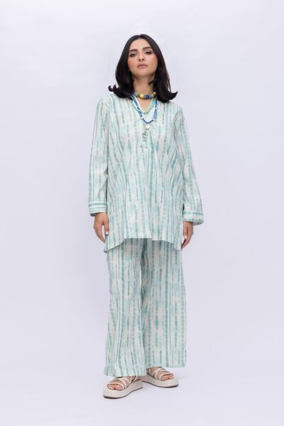 Printed | Ripple Crinkle | Pants | USD 9.00