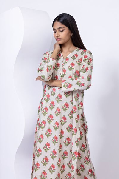 Printed | Cambric | Kurta | USD 10.00
