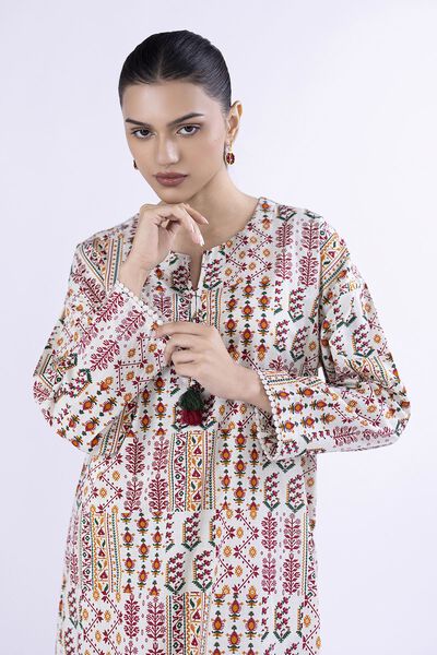 Printed | Crosshatch Poplin | Kurta | USD 7.50
