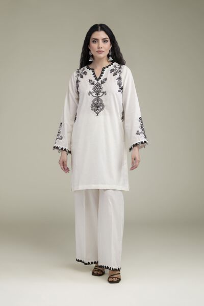 Embroidered | Cotton Dobby | Cotton Dobby Pants | USD 25.00