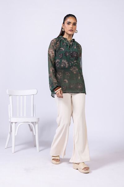 Dyed | Heavy Georgette | Trousers | USD 6.00