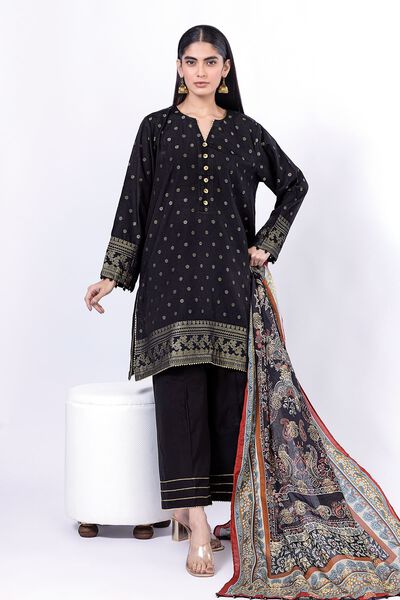 Printed | Jacquard | Fabrics 3 Piece | USD 22.50