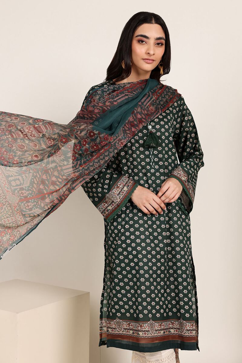 Lawn | Printed | Fabrics 2 Piece | Top Dupatta | null