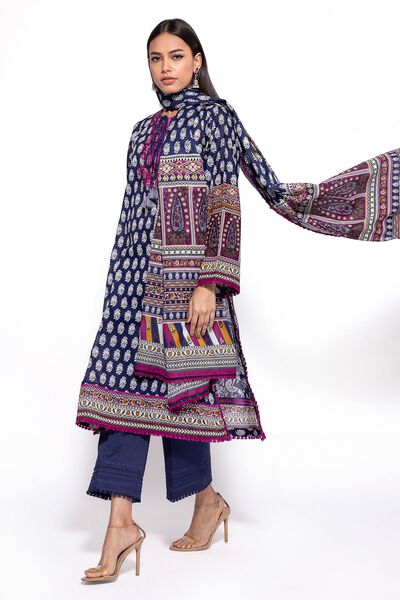 Lawn | Embroidered | Fabrics 3 Piece | USD 30.00