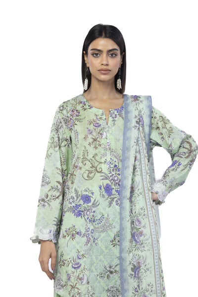 Embroidered | Lawn | Fabrics 3 Piece | USD 45.00