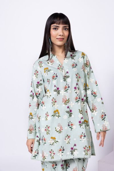 Embroidered | Crosshatch Poplin | Kurta | USD 9.00