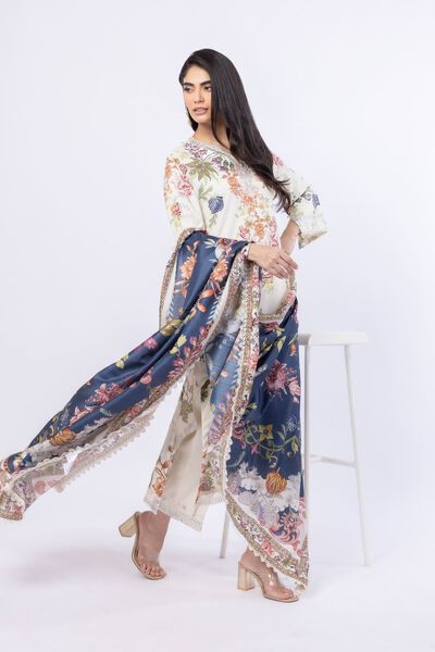 Embroidered | Russian Raw Silk | Pants | USD 14.00