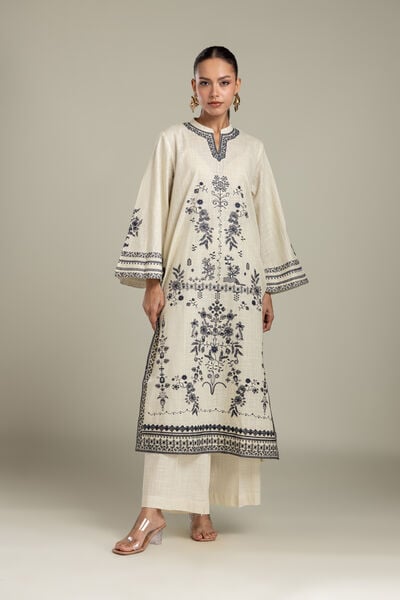 Embroidered | Heavy Textured Cotton | Fabrics 2 Piece | Top and Bottom | USD 45.00