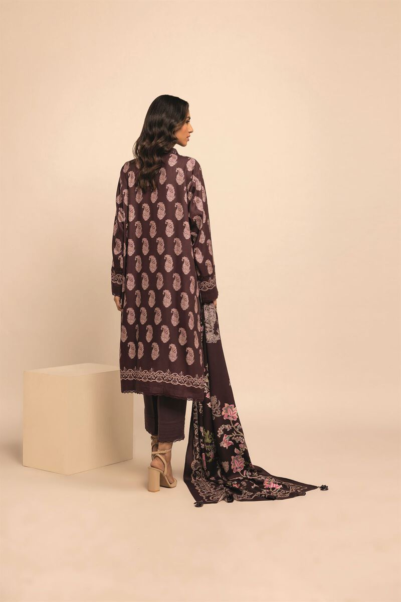 Printed | Printed Viscose Satin | Fabrics 3 Piece | null