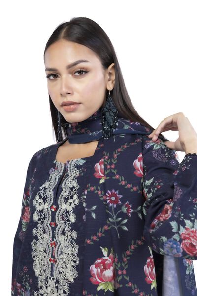 Embroidered | Blended Khaddar | Tailored 3 Piece | USD 60.00