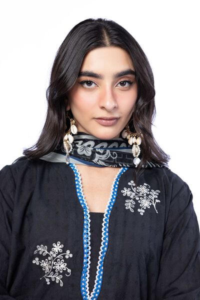 Embroidered | Cotton Dobby | Fabrics 3 Piece | USD 55.00