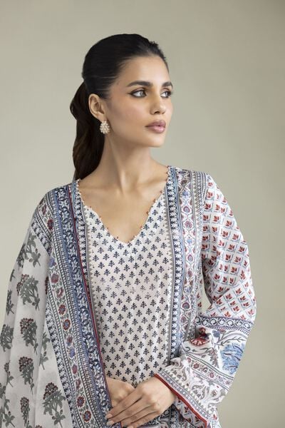 Embroidered | Lawn | Fabrics 3 Piece | USD 45.00