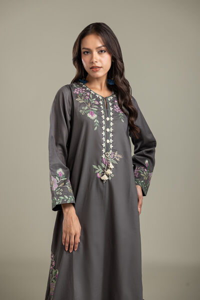Embroidered | Textured Cotton | Kurta | USD 65.00