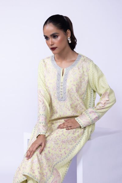 Embroidered | Russian Raw Silk | Kurta | USD 100.00