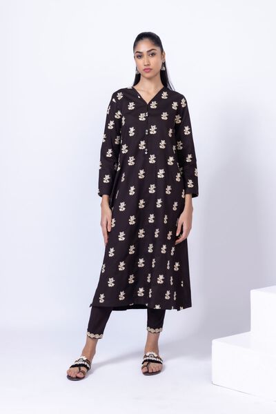 Embroidered | Crosshatch Poplin | Pants | USD 14.00