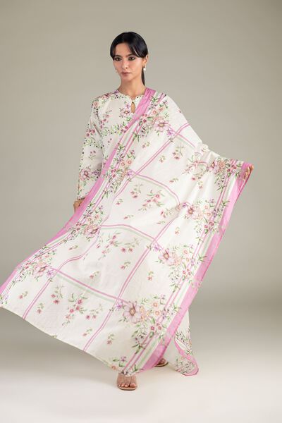 Printed | Lawn | Floral Lawn Dupatta | USD 30.00