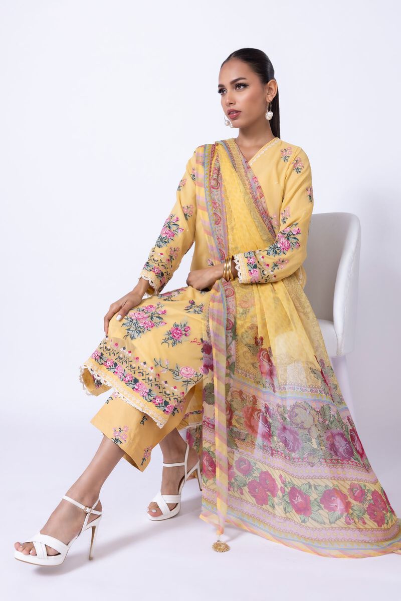 Embroidered | Bamber Chiffon | Dupatta | null