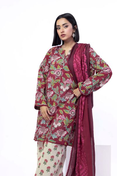 Printed | Cotton | Fabrics 3 Piece | USD 30.00