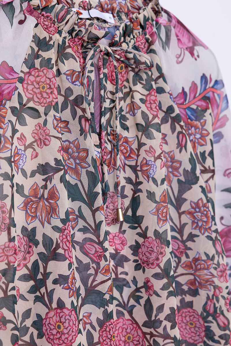 Printed | Georgette Chiffon | Blouse | null