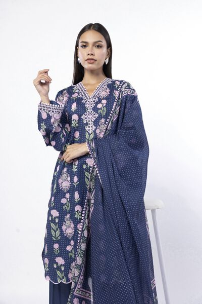 Embroidered | Lawn | Fabrics 3 Piece | USD 40.00
