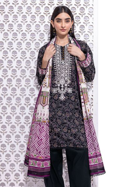 Lawn | Embroidered | Fabrics 3 Piece | USD 30.00