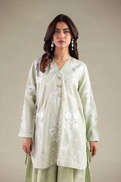 Embroidered | Raw Silk | Kurta | USD 27.50