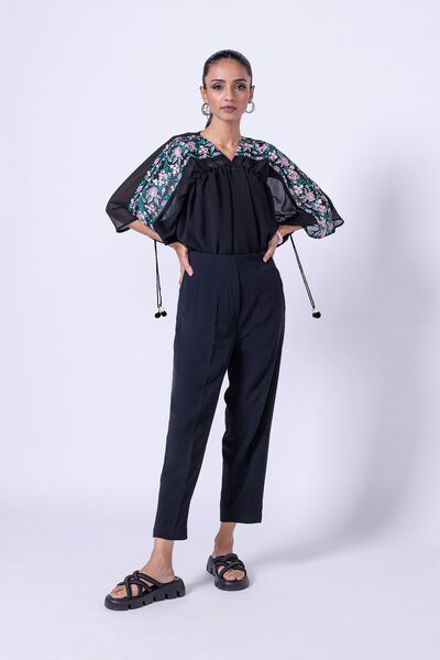 Dyed | Heavy Georgette | Trousers | USD 7.50